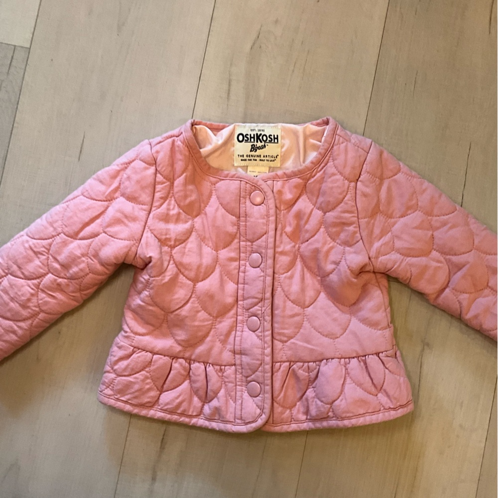 OshKosh B'gosh Light Pink Quilted Jacket